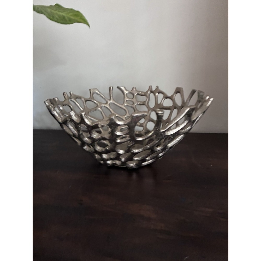 Designer Silver Bowl Decorative Dish Made In India